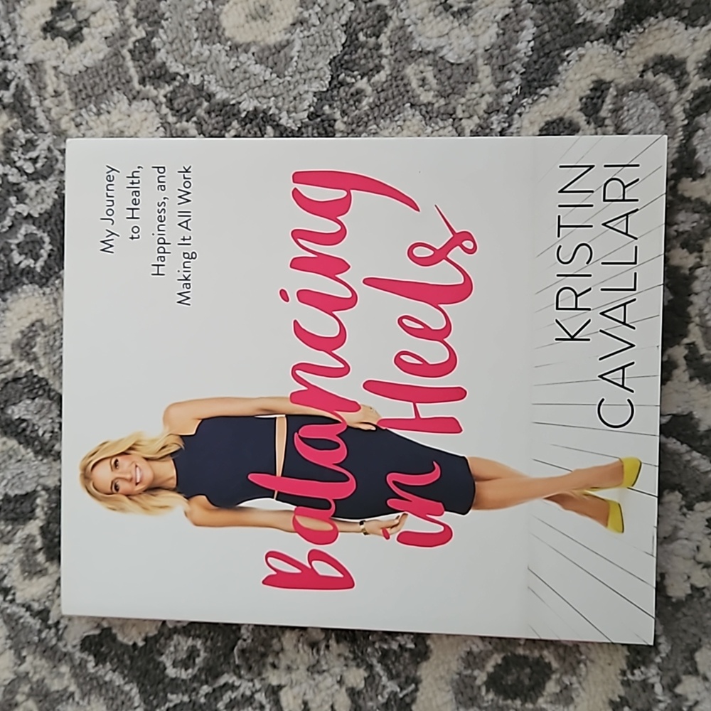 Balancing in heels by Kristin Cavallari